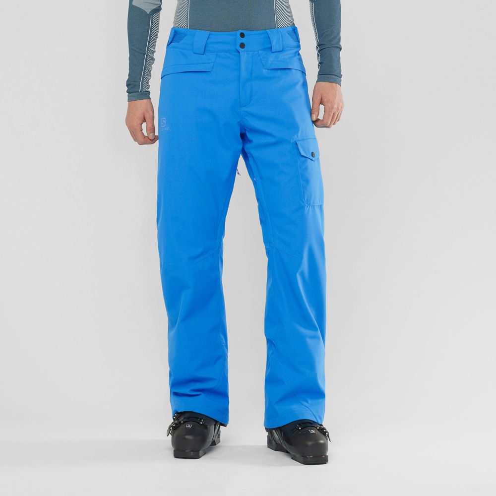 SALOMON HIGHASARD M Philippines - Men's Pants - Indigo Bunting | 185647-XGH